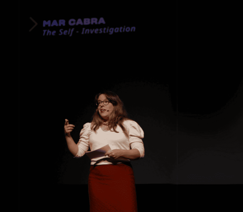 Mar Cabra durante su discurso